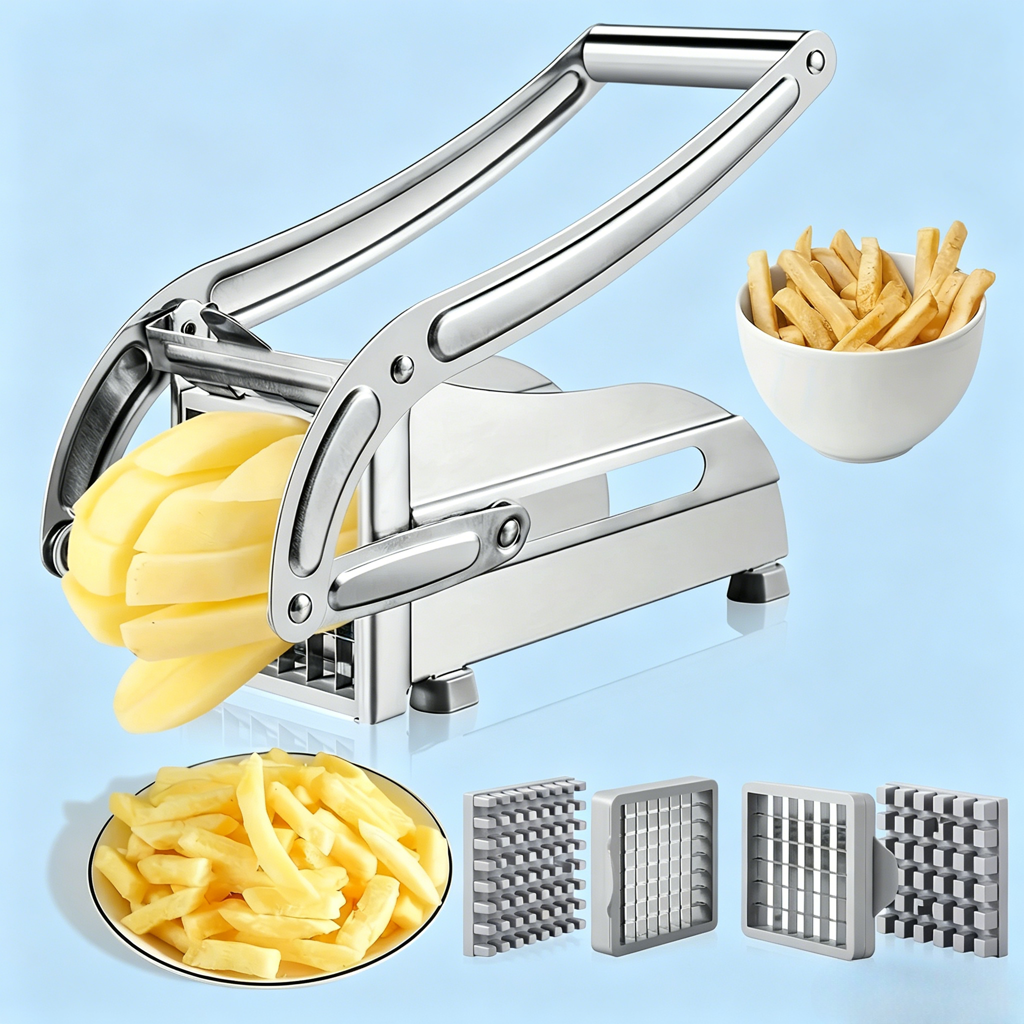 Stainless Steel Potato French  - مراجعة Commercial Potato Peeler وسعره