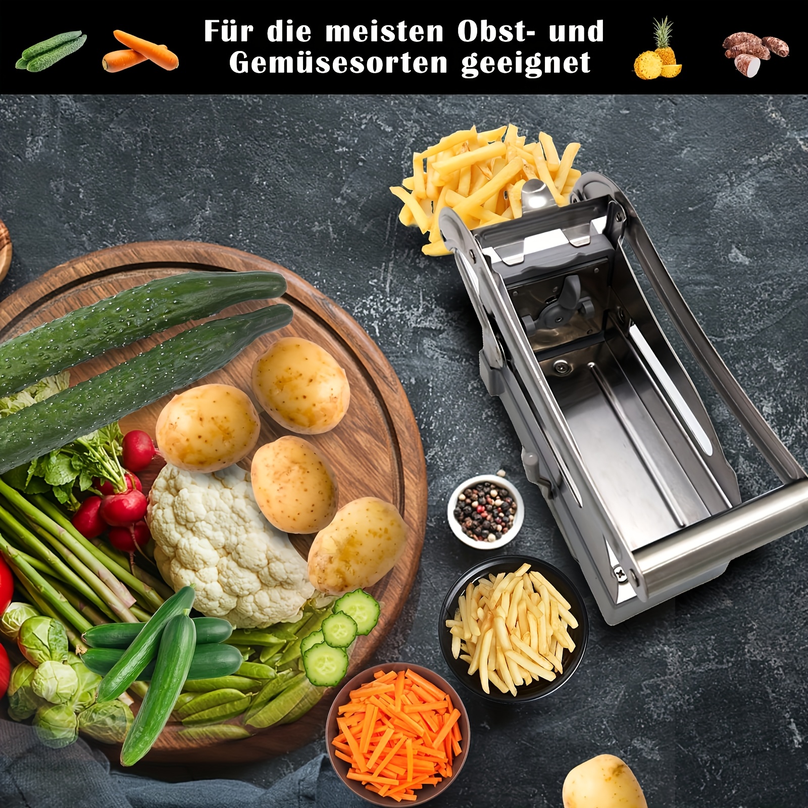 Stainless Steel Potato French  - مراجعة Commercial Potato Peeler وسعره