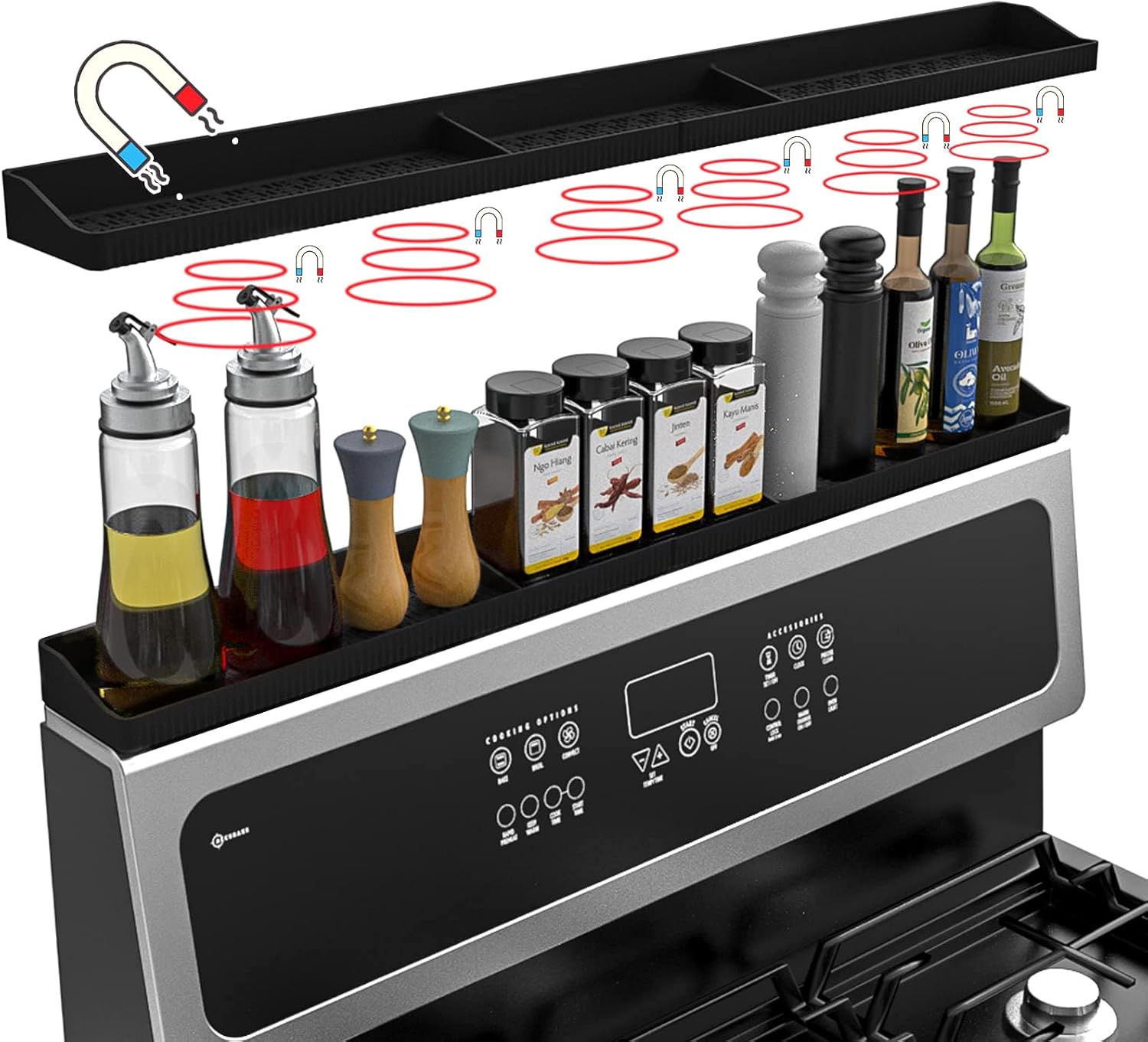 30-Inch Magnetic Stove Shelf,  - مراجعة Commercial Kitchen Warmer وسعره