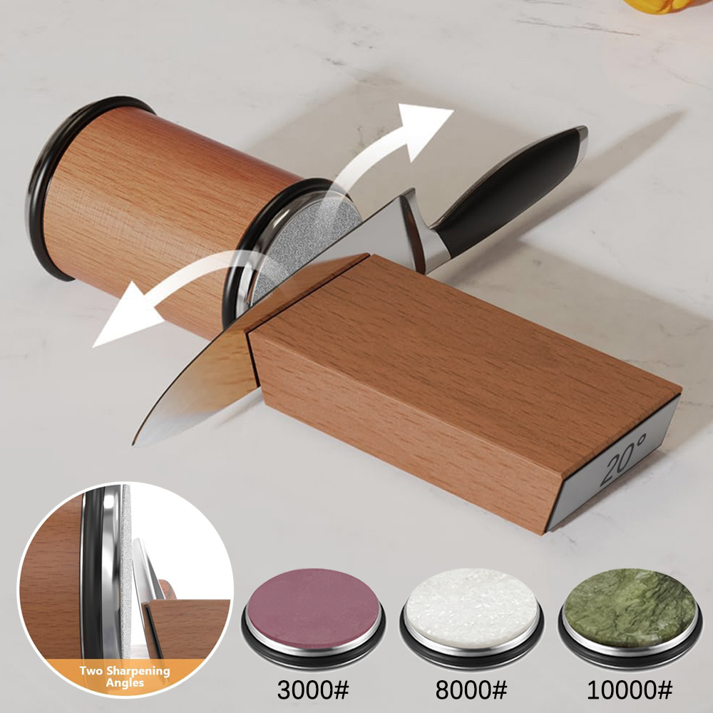 Rolling Knife Sharpener Magnet - مراجعة Commercial Kitchen Knife Holder وسعره