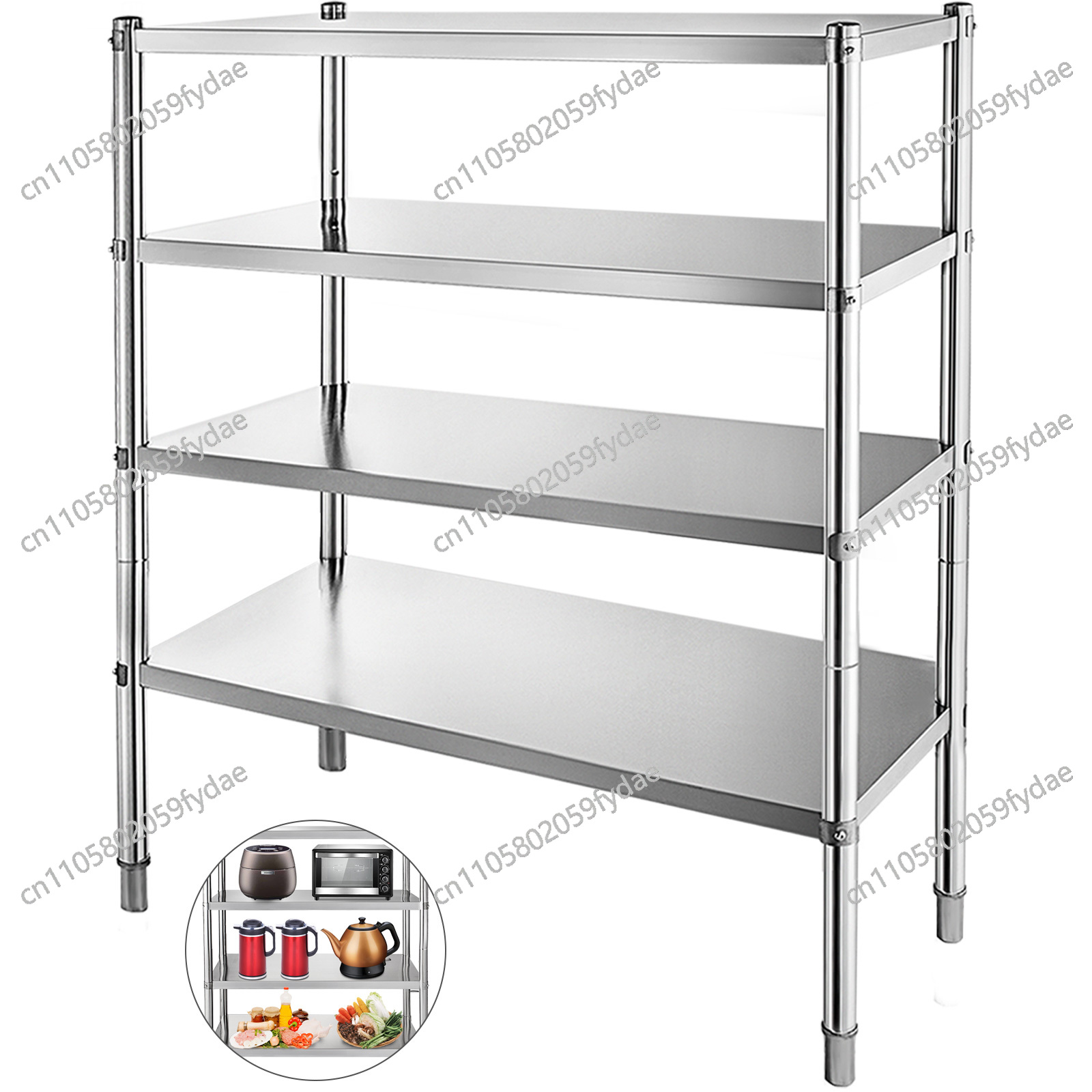 For 4-Tier Stainless Steel Com - مراجعة Commercial Kitchen Store وسعره