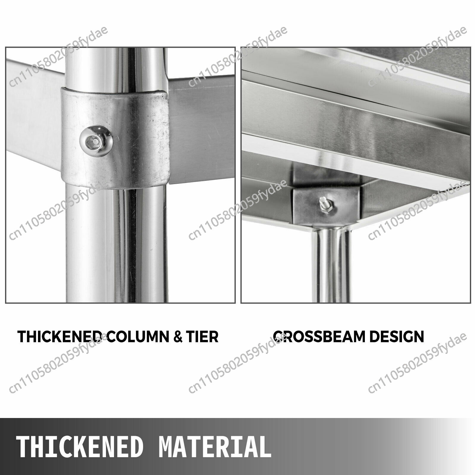 For 4-Tier Stainless Steel Com - مراجعة Commercial Kitchen Store وسعره